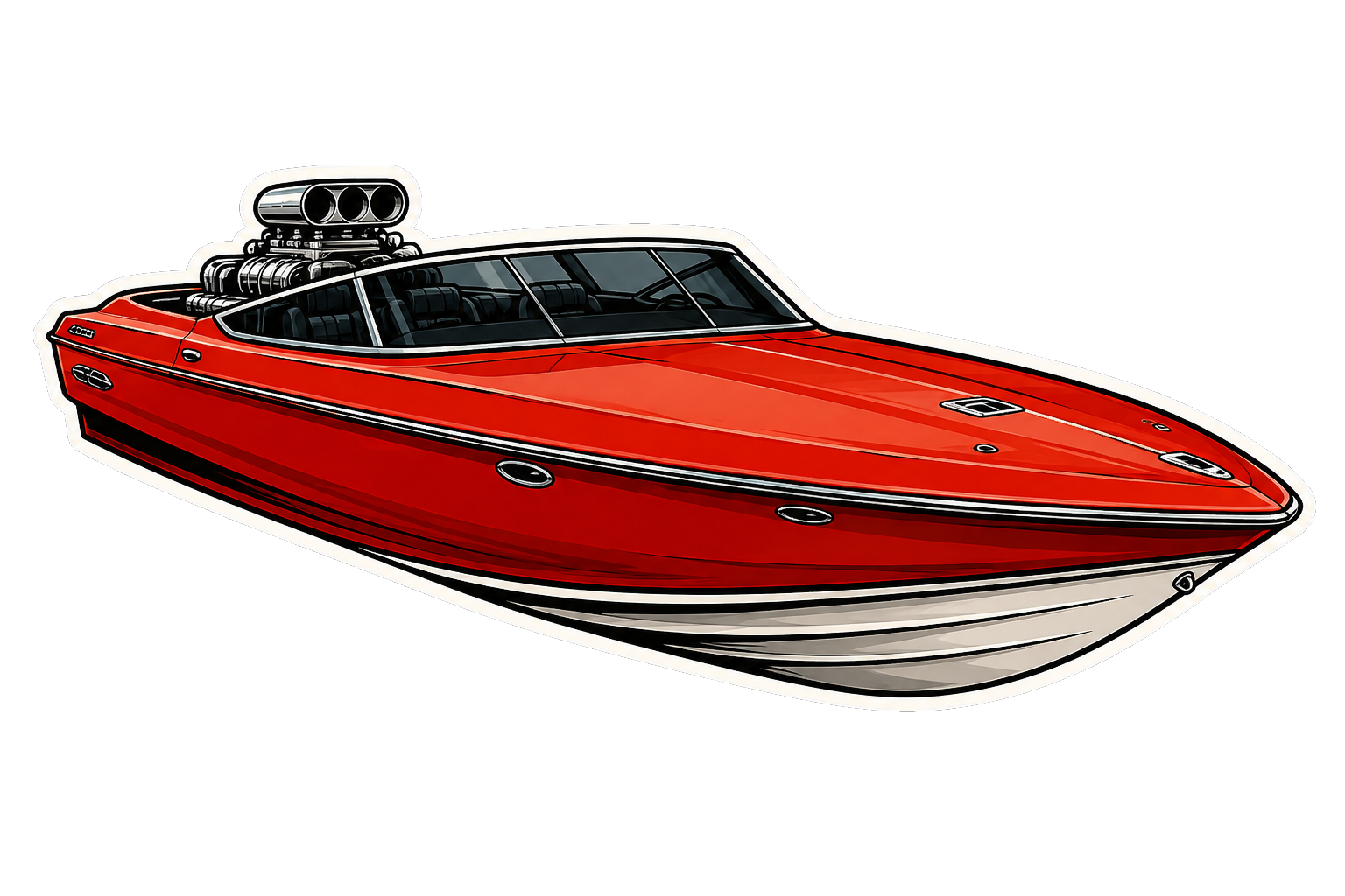 Hot rod boat showcase image